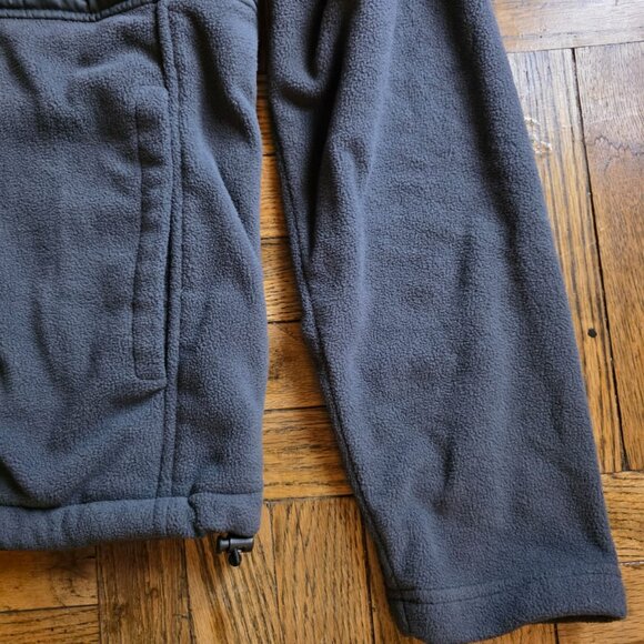 New Balance Men's Fleece Full Zip Jacket Zip Quilted L Large Gray - Picture 2 of 7